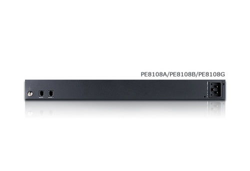 Power Distribution Unit (PDU) 1HE überwacht 8 AC-Steckdosen Schwarz Metall