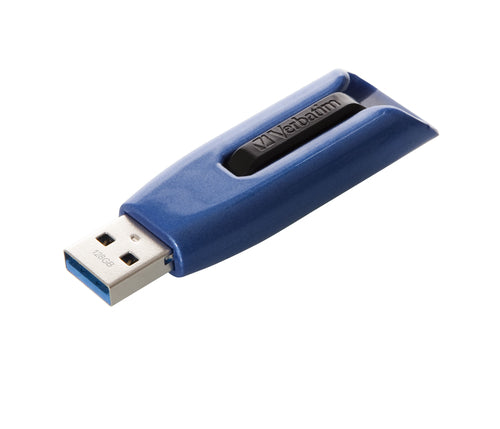 Verbatim V3 Max 128 GB USB 3.0 Flash-Laufwerk – Blau – High-Speed 175 MB/s