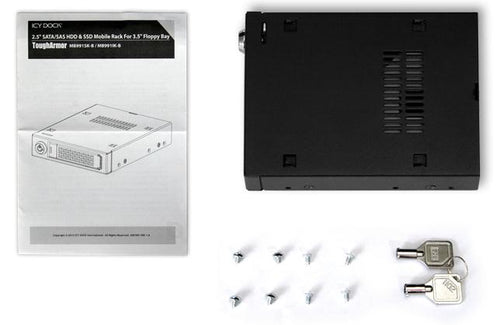 Icy Dock MB991SK-B drive bay panel