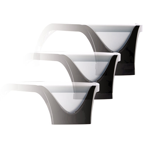 Fellowes Smart Suites Monitor Stand - Ergonomic Adjustable Riser - Max Weight 10KG - Black