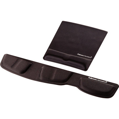 Ergonomisches Mauspad mit Handgelenkauflage, antibakteriellem Schutz und Memory-Schaum, Schwarz