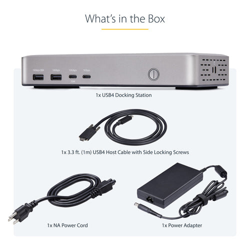 StarTech.com 155NA-USB4-DOCK laptop dock/port replicator