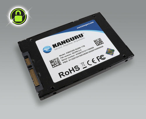 iStorage Kanguru Defender SED300 2TB SATA SSD – FIPS 140-2 zertifiziert
