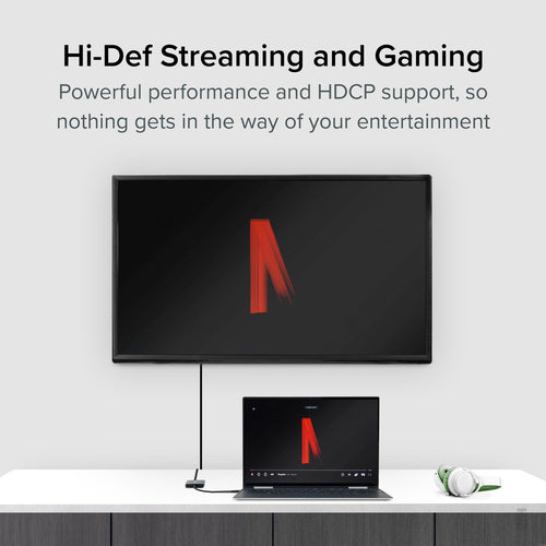 USB C HDMI Adapter für zwei Monitore 4K 60Hz Plugable Technologies