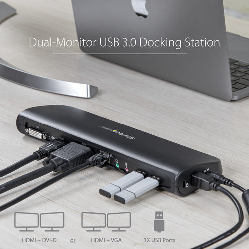 StarTech.com USB3SDOCKHDV laptop dock/port replicator