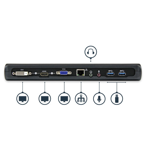 StarTech.com USB3SDOCKHDV laptop dock/port replicator