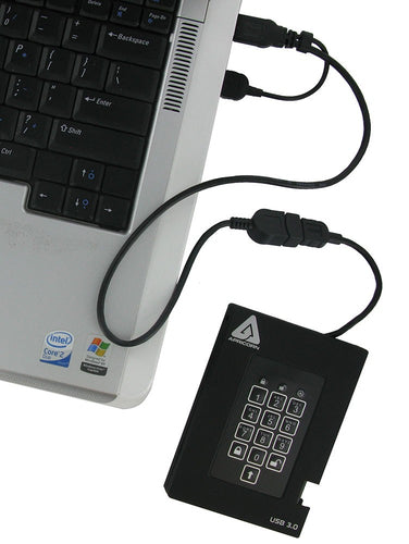 Apricorn Aegis Padlock Fortress 1TB external hard drive