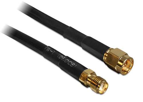 DeLOCK 10m SMA m/f coaxial cable