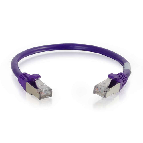 25ft Cat6 Networking Cable S/FTP RJ-45 Purple - C2G