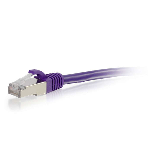 25ft Cat6 Networking Cable S/FTP RJ-45 Purple - C2G