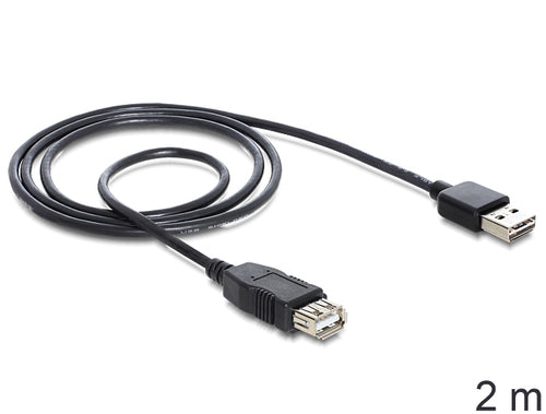 DeLOCK EASY-USB 2.0-A - USB 2.0-A, 2m USB cable