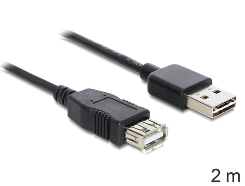 DeLOCK EASY-USB 2.0-A - USB 2.0-A, 2m USB cable