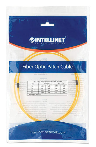 Intellinet 751650 InfiniBand Glasfaserkabel 1,5m SMF OS2 2x LC