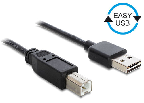 DeLOCK 1m USB 2.0 A - B m/m USB cable