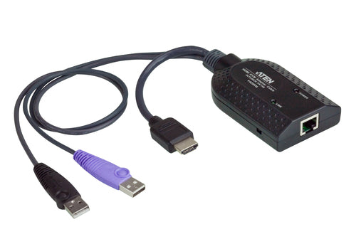 ATEN KVM Cable USB to HDMI over Cat5e/6 Adapter for Seamless Connectivity