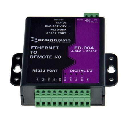 Digital-I/O-Modul Brainboxes ED-004 4 Kanäle RS-232-Schnittstelle