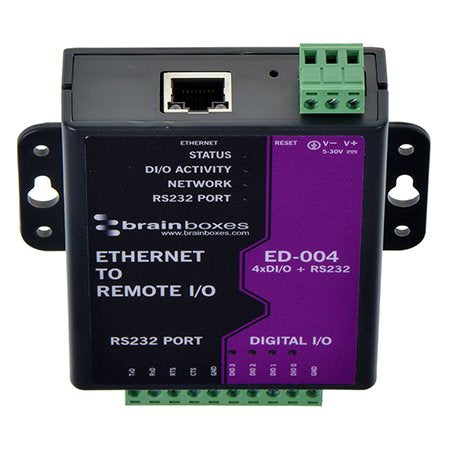 Digital-I/O-Modul Brainboxes ED-004 4 Kanäle RS-232-Schnittstelle