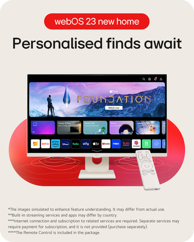 LG 27" Full HD IPS Smart Wireless Monitor computer monitor