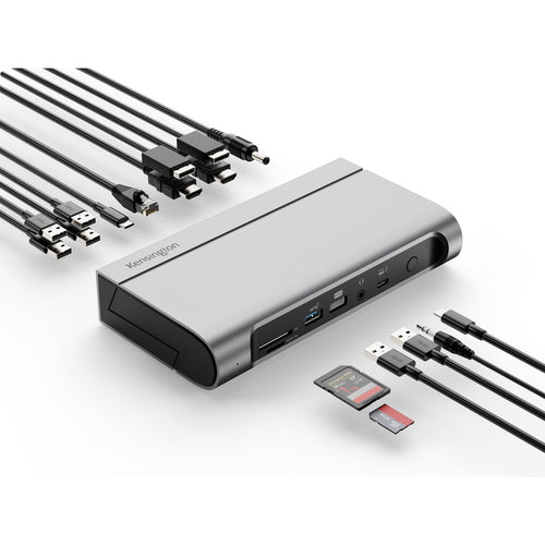 Thunderbolt 4 Docking Station Kensington SD5800T 98W PD 4K Quad Video HDMI DP
