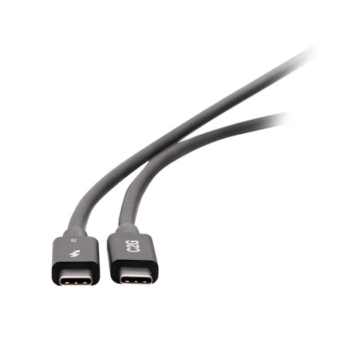 USB C Cable C2G 0.5m 80 Gbit/s Fast Data Transfer Black