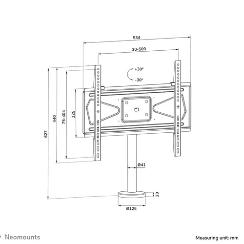 Neomounts DS42-430BL14 TV mount/stand