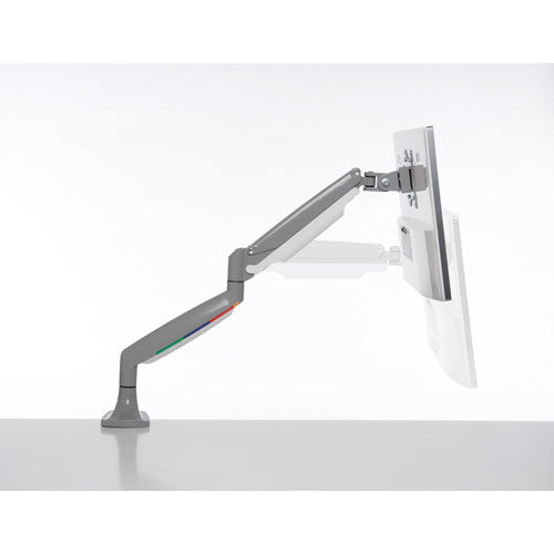 Kensington K55470WW SmartFit Monitorarm für einen Bildschirm - Höhenverstellbar, Grau, VESA-kompatibel