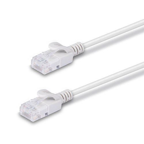 Cat6A U/UTP Ultra Slim Network Cable 1m RJ-45 Grey