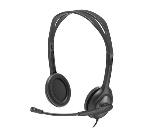 Logitech H111 Kabelgebundenes Headset mit Mikrofon 20-20000 Hz Leichtgewicht 74g Büro/Call Center