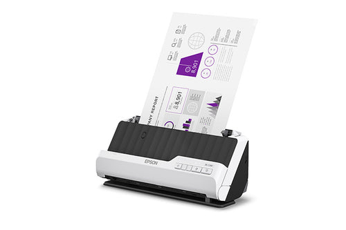 Epson DS-C330 Dokumentenscanner – Hochleistungs-Dokumentenscanner, 50.000 Seiten Kapazität, Schwarz/Grau