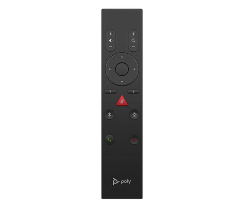 HP Poly Studio R30 Bluetooth-Fernbedienung – Schwarz – USB-Konnektivität für Videokonferenzen