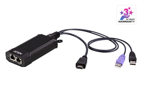 ATEN KG8950T KVM Switch – 3840 x 2160 Auflösung, Ethernet-Konnektivität, Schwarz