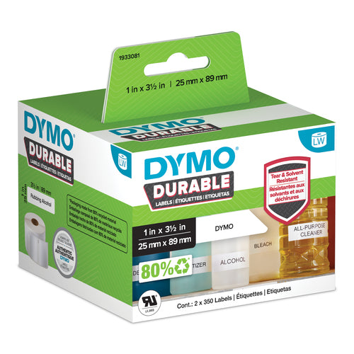 DYMO LW - LW Durable Labels - 25 x 89 mm - 1933081