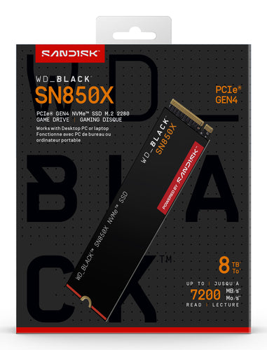 SanDisk Black WD_BLACK SN850X NVMe