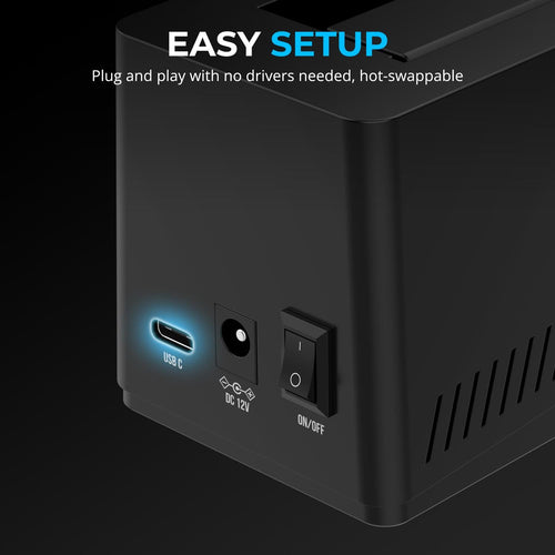 Sabrent DS-UC1B storage drive docking station