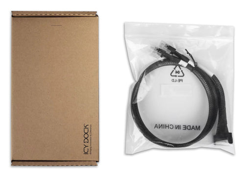 Icy Dock MB310L-B Serial Attached SCSI (SAS) cable