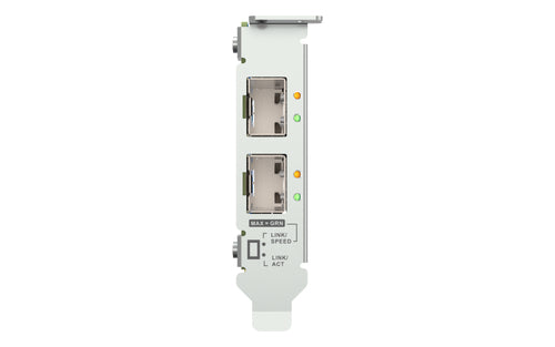 10GbE SFP+ Netzwerk-Erweiterungskarte QNAP PCI Express Dual-Port Faser