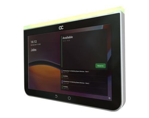 AudioCodes RX PANEL Touch Scheduler for Microsoft Teams - Video Conferencing Management System - Tri-band Wi-Fi 2.4/5GHz, 10/100/1000 Mbit/s