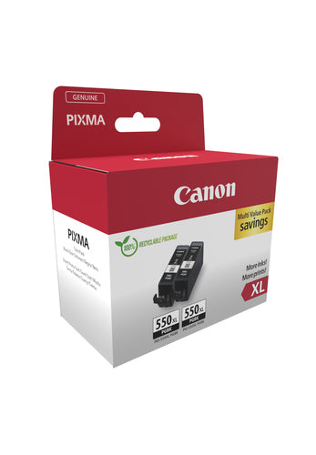 Canon Ink Cartridge Black Twin Pack 2 Pieces