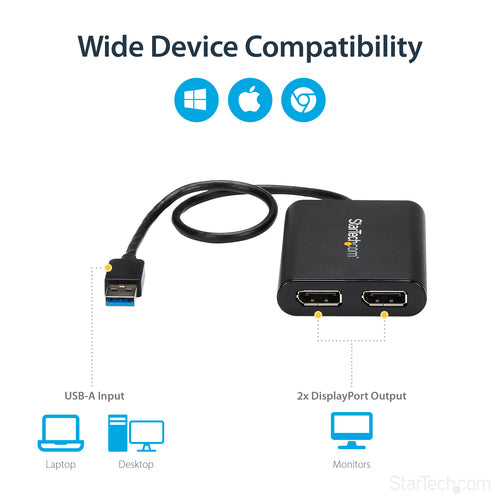 StarTech.com USB32DP24K60 USB graphics adapter