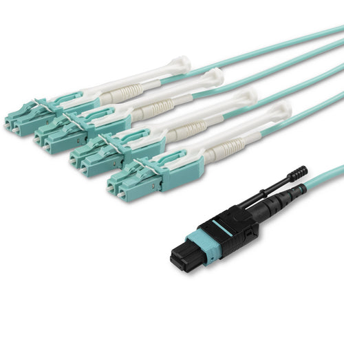 MPO/MTP Glasfaserkabel 2m OM3 Multimode 40G Netzwerke geringe Einfügedämpfung