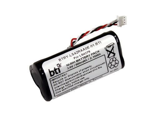 Zebra Battery 600mAh NiMH 3.6V Rechargeable Power Source