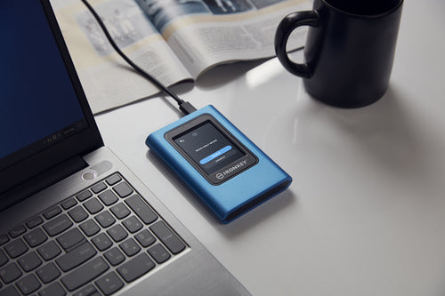 Kingston IronKey Vault Privacy 80 - 960GB Encrypted External SSD - USB Type-C - 256-bit AES Security