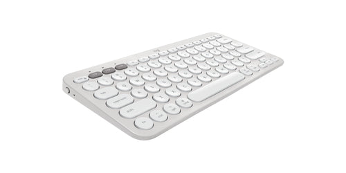Logitech Pebble 2 Wireless Keyboard and Mouse Combo for Mac QWERTY Bluetooth Scissor Switch White