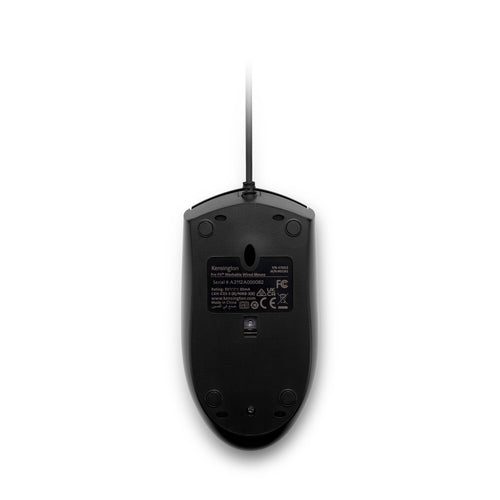 Wired Mouse Kensington Pro Fit Optical 1600 DPI USB Ambidextrous Washable