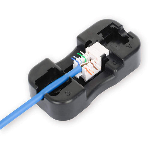 10GBase-T RJ-45 Female Keystone Module Flat Black Intellinet