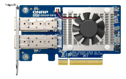 25Gbps PCI Express Network Card QNAP QXG-25G2SF-E810 Internal Wired Fiber