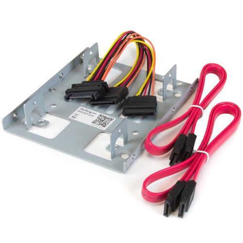 StarTech.com BRACKET25X2 Dual 2.5" to 3.5" HDD Mounting Bracket - Stainless Steel