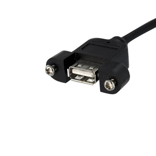 StarTech.com 30 cm Inbouwpaneel USB Kabel - USB A naar Moederbord Aansluitkabel F/F USB cable