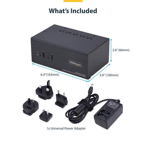 StarTech.com P2ADDH462-KVM-SWITCH KVM switch