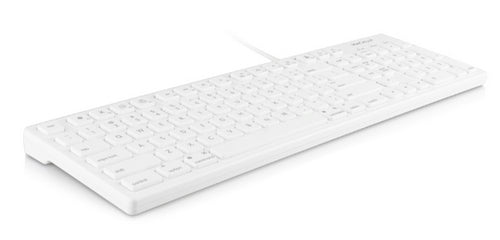 Wired USB Keyboard Macally MKEYE Full-Size White